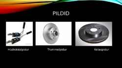Pidurite areng #5