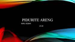 Pidurite areng
