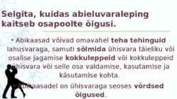 Inimeseõpetus - Perekonnaseadus #11
