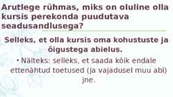 Inimeseõpetus - Perekonnaseadus #35