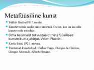 Kunst Esimese maailmasõja ajal-dada ja metafüüsiline kunst #20