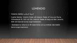 Isis - sunniitide islamistlik terroriorganisatsioon #3