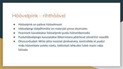 Tööpinkide esitlus #2