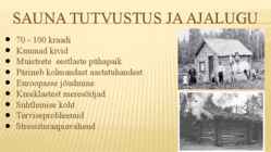 Saunad ja nende ajalugu #2