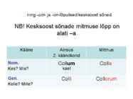 Ladina keel käänded #19