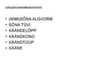 Ladina keel käänded #6