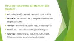 Turvalise keskkonna säilitamine #3