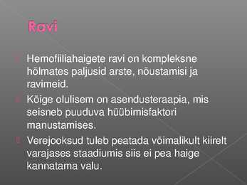 Hemofiilia powerpoint #6