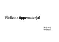 Püsikute õppematerjal