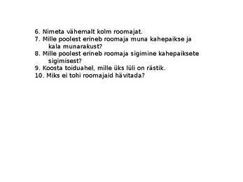 Bioloogia kordamine #2