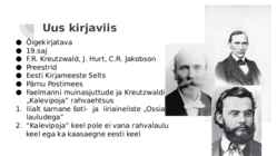 Eduard Ahrens ja uue kirjaviisi sünd #3