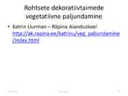 Taimede paljundamine 2016 #67