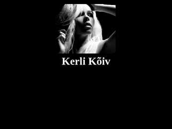 Eesti popmuusika - Kerli Kõiv