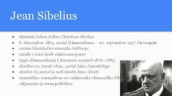 Jean Sibelius ja tema looming #2
