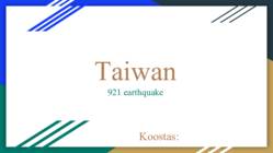Taiwan 921 earthquake