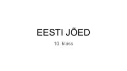 EESTI JÕED