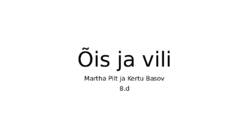 Õis ja vili