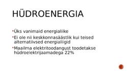Alternatiivsed energiaallikad esitlus #7