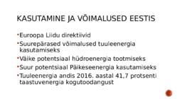 Alternatiivsed energiaallikad esitlus #9