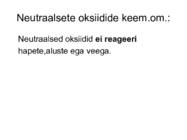 Oksiidid ja nende koosnemine #16