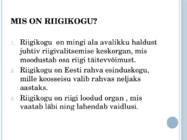 Riigikogu viktoriin #2