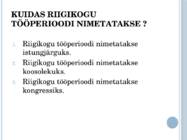 Riigikogu viktoriin #3