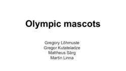 Olympic mascots