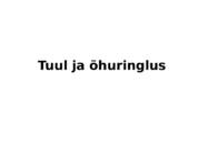 Tuul ja õhuringlus