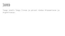 Tango #3