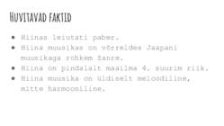 Hiina Muusika #6