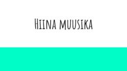 Hiina Muusika