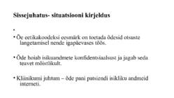 Kliinikumi juhtum #2