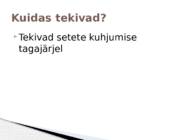 Vooluveetekkelised kuhjevormid #2