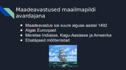 Uue maailmapildi kujunemine #16