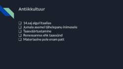 Uue maailmapildi kujunemine #3