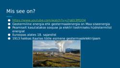 Geotermiline energia #2