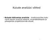 Kulu--ja juhtimis arvestus #20