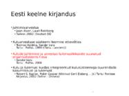 Kulu--ja juhtimis arvestus #3