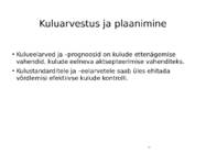 Kulu--ja juhtimis arvestus #29