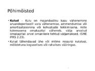 Kulu--ja juhtimis arvestus #5