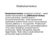 Kulu--ja juhtimis arvestus #51