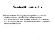 Kulu--ja juhtimis arvestus #52