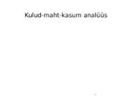 Kulu--ja juhtimis arvestus #58