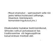 Kulu--ja juhtimis arvestus #80