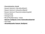 Kulu--ja juhtimis arvestus #9