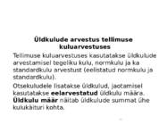 Kulu--ja juhtimis arvestus #81