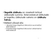 Kulu--ja juhtimis arvestus #83