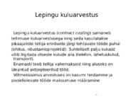Kulu--ja juhtimis arvestus #85