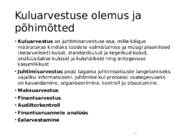 Kulu--ja juhtimis arvestus #10