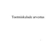 Kulu--ja juhtimis arvestus #98